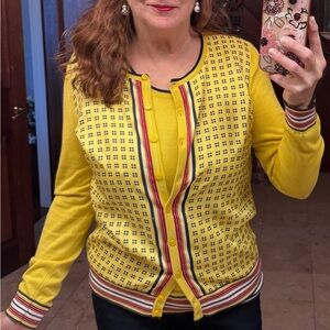 Yellow Twinset  (channeling Gucci)